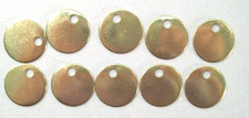 Nwot 10 Brass Blanks Round 1" Tag Lot, Crafting, Counterstamping