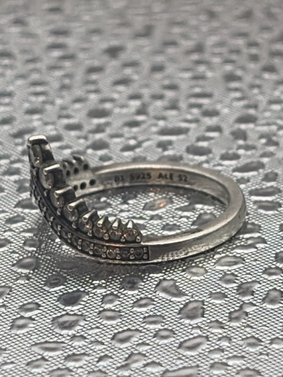 PANDORA WISHBONE RING - 197736CZ (TDW045123) View 5