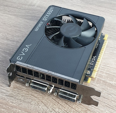 EVGA GeForce GTX 650 Ti 2GB GDDR5 PCIe Grafikkarte 02G-P4-3651-KR DVI Mini-HDMI