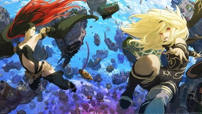Artwork Digital Art Gravity Rush Cyan Girls Women Play Anime Playmat Desk Mat