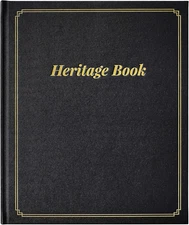 Legacy Journal - Family Memory Book, 9.25" X 7.7", Classic Legacy Book with Back