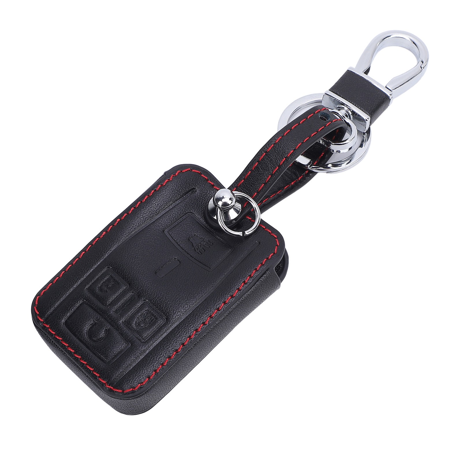 Remote Key Fob Cover Case With Keychain Dust Proof PU Leather Car Key Cover BAJ