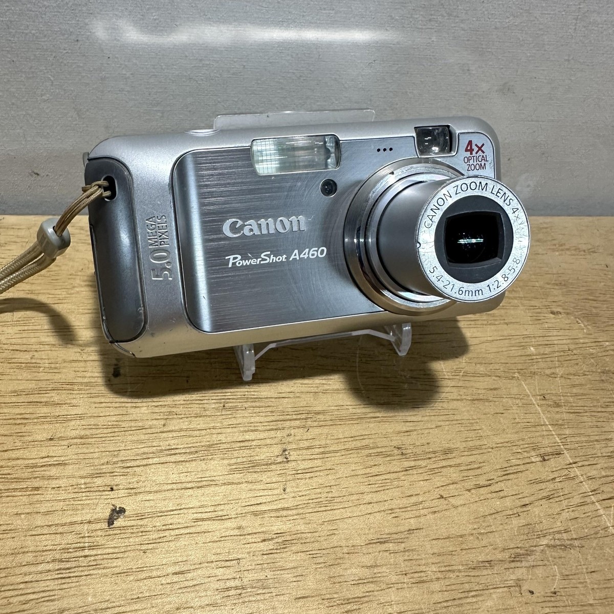 Canon PowerShot A460 Digital Camera 5.0 MP 4x Optical Zoom Silver