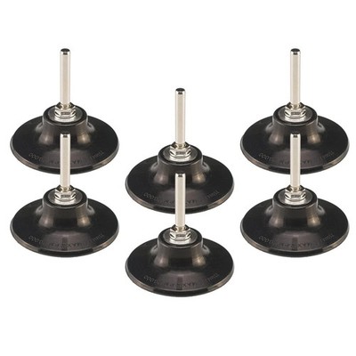 6 Pack 3 Inch Sanding Discs Holder Roll Lock Disc Pad Quick Change Disc Adapter