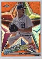 2022 Topps Chrome Logofractor Edition Orange Refractor 20/25 Matt Manning 0m6w