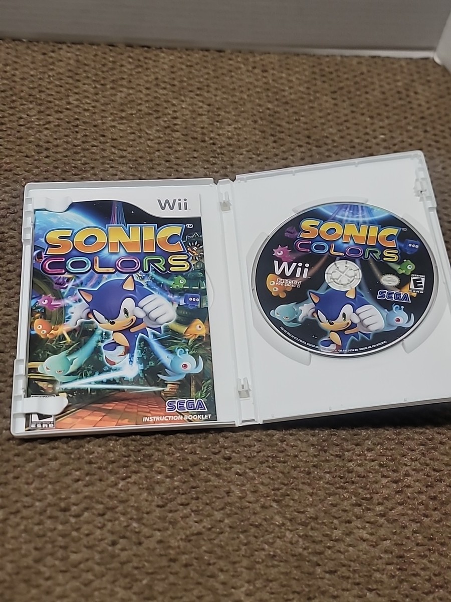 Sonic Colors (Nintendo Wii, 2006) CIB Complete w/ Manual Tested