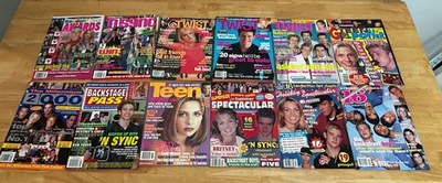 #ad Lot Of 12 90’s 2000’s Teen Magazines Britney Spears *NSYNC Hanson Christina $72.25