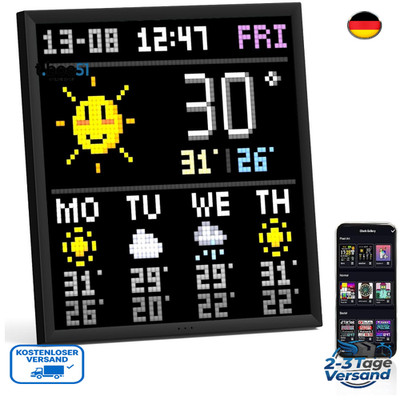 Divoom Pixoo 64 WiFi Pixel Art Display 64x64 LED Panel App Steuerung Be