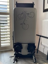 AeroPilates 435 Reformer – Good Condition – With Pull-Up Bar and Rebounder