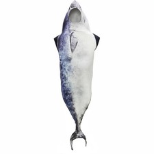 Tuna Costume Novelty Fish Costume Sleeveless for Halloween, Stage Performances