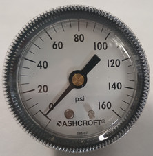 Ashcroft 0-160 PSI 595-07 Pressure Gage 1/4 NPT 2- 1/2 Dial