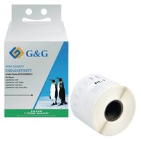 G&G Etikettenrollen FüR Etikettendrucker Ersetzt Dymo 99014/S0722430 Weiß,...