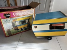 Vintage Pedigree Sindy Caravan Wooden (Ref 44564) 1st Version 1978 