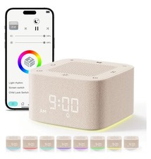 Sound Machine Alarm Clock, 32 Soothing Sounds, 8 Night Light, App Contro.....259