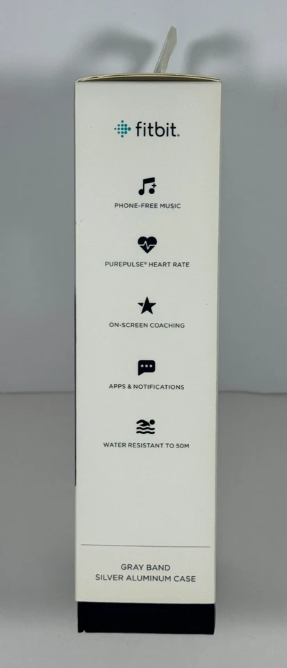 Fitbit Versa (FB504SRGY) Silver Aluminum Fitness Activity SmartWatch Sizes S & L - Image 2 of 4