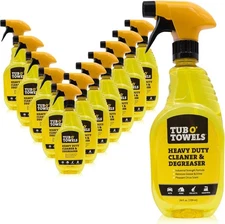 Tub O' Towels Heavy Duty Cleaner and Degreaser Spray Citrus Scent 24OZ - 12 Pack