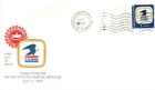 1396  USPS Inauguration  Francesville, IN  FDC  wavey envelope