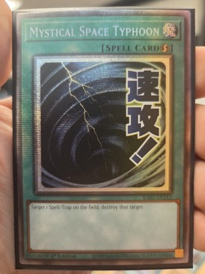 Mystical Space Typhoon [Starlight Rare] 1st Edition Stamped RA05-EN112
