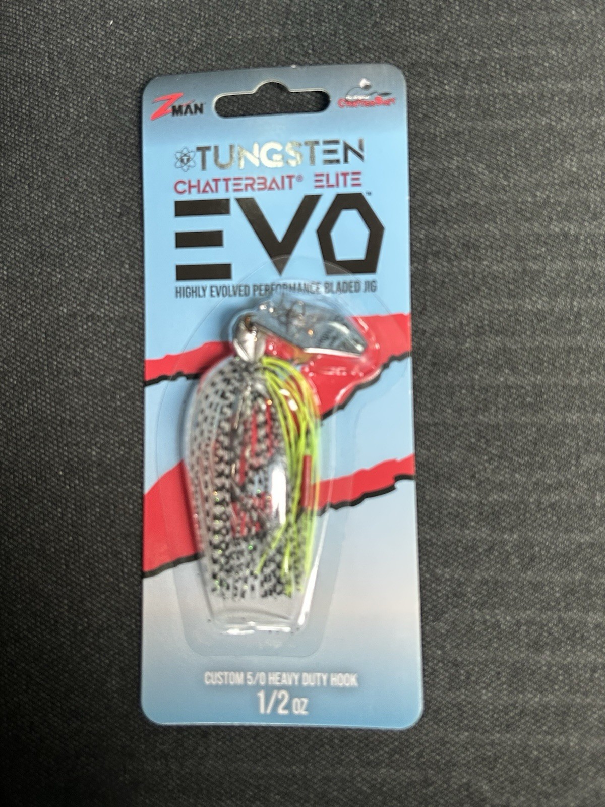 Z-Man Tungsten Chatterbait Elite Evo 1/2oz Glitter Bomb. - Image 1