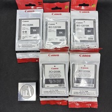 Canon BCI-1201 BK Ink Cartridges Tank Expired New / Unopened Set of 5