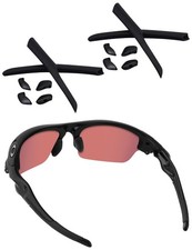 Replacement Nose Pieces Ear Socks Rubber Kits for Oakley Fast Jacket XL OO9156