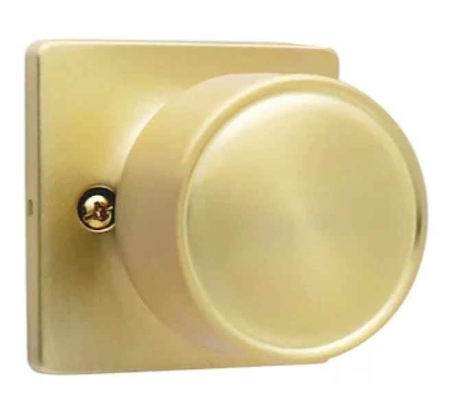 Manija de puerta de entrada interior/exterior oro satinado Honeywell 8120007.       91 Foto 4 de 4