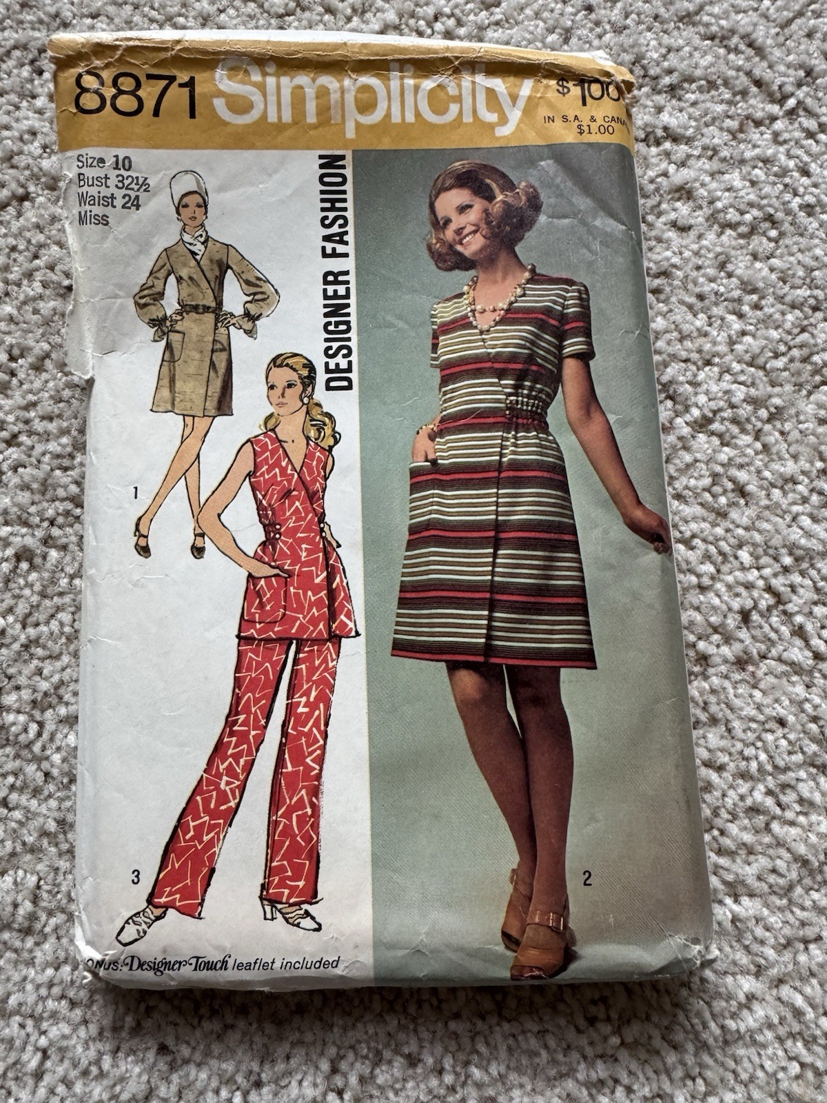 Lot Of 6 Vintage Retro 1960’s/70’s Dress Sewing Patterns BOHO Cottage Core Sz 10