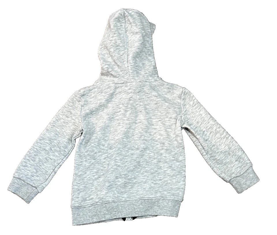 Moletom com capuz Under Armour cinza lã criança com zíper 24 meses - Imagem 2 de 4