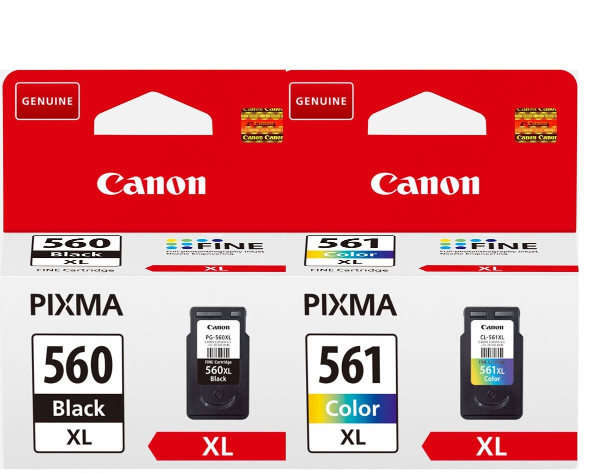 Genuine Canon PG-560 CL-561 Black & Colour Ink Cartridge for Pixma TS7450 TS7451 - Image 10
