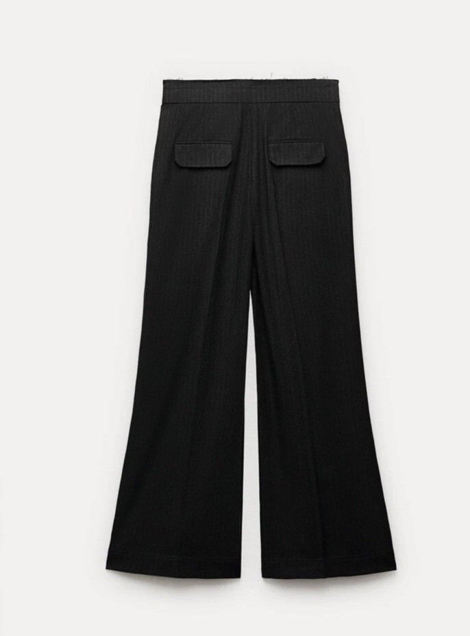 Zara ZW COLLECTION DARTED PINSTRIPE TROUSERS thumbnail 2