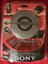VTG Factory Sealed Sony Walkman - Portable CD Player Car Ready D-EJ106CK 2004