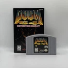 Doom 64 Nintendo 64 N64 Authentic OEM Cartridge & Manual  - Tested Working