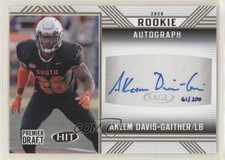2020 Sage Hit Rookie Auto Gold 61/200 Akeem Davis-Gaither #A43 Auto g1z