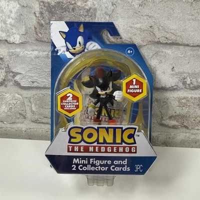 Forever Clever Sonic The Hedgehog Shadow Mini Figure & 2 Collector Cards (NEW)