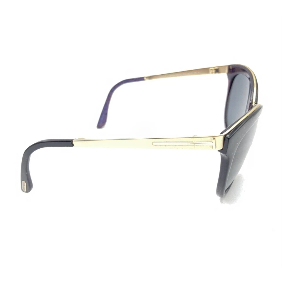 Gafas de sol Tom Ford Emma TF461 05W negro gris azul púrpura marcos 56-19 130 Italia Foto 4 de 4