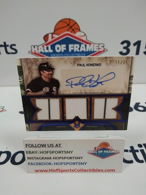 2025 TOPPS MUSEUM COLLECTION PAUL KONERKO SIGNATURE SWATCHES AUTO 11/25 READ