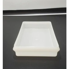 Tupperware 11" x 7" Deli Bacon Keeper Food Storage Container 794 BOTTOM ONLY 