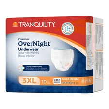 Tranquility Disposable Underwear 3X-Large 40 Ct