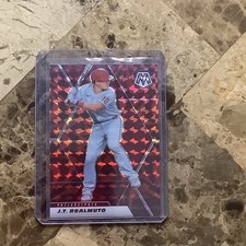 2021 Panini Mosaic #185 J.T. Realmuto Reactive Red A-44