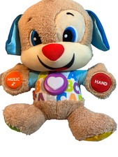 INTERACTIVE Fisher Price Laugh Learn Smart Stages Dog 2017 Toy Plush SINGS TALKS