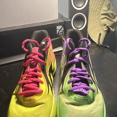 PUMA MB.01 Rick and Morty Multicolor Basketball Mid Top Sneakers