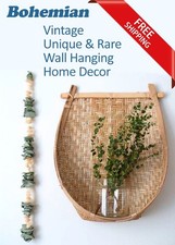 Boho Bohemian Wall Hanging Art Home Decor Vintage Farmhouse Woven Eco Friendly