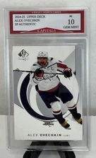 2024-25 Upper Deck Alex Ovechkin SP Authentic Capitals Card #6 Gem Mint 10!