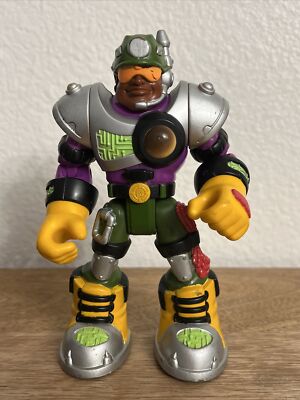 POWER MAX ROCKY CANYON RESCUE HERO 6  ACTION FIGURE FISHER PRICE TOY (PRE-OWNED)