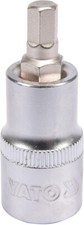 Steckschl&uuml;ssel Einsatz SW 7 mm Innensechskant Sechskant 1/2" Stecknuss Hex Nuss