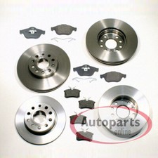 Bremsscheiben Ø 300 mm + Ø 260 mm Beläge vorne hinten für Honda Accord VII CL