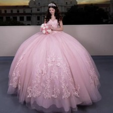Strapless Quinceanera Dresses Appliques Backless Bow Birthday Party Ball Gowns