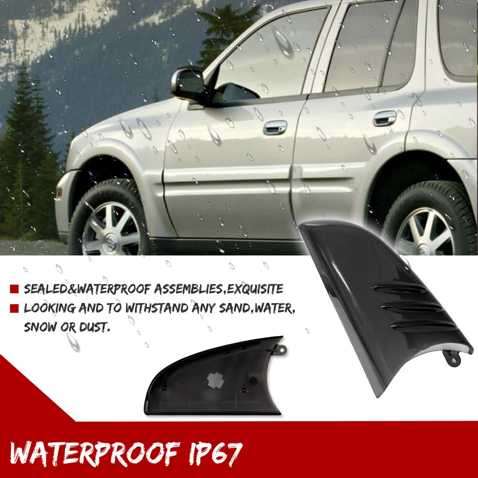 Lente de luces de señal de espejo retrovisor delantero para Chevrolet Trailblazer y GMC Envoy 02-09 Foto 4 de 4