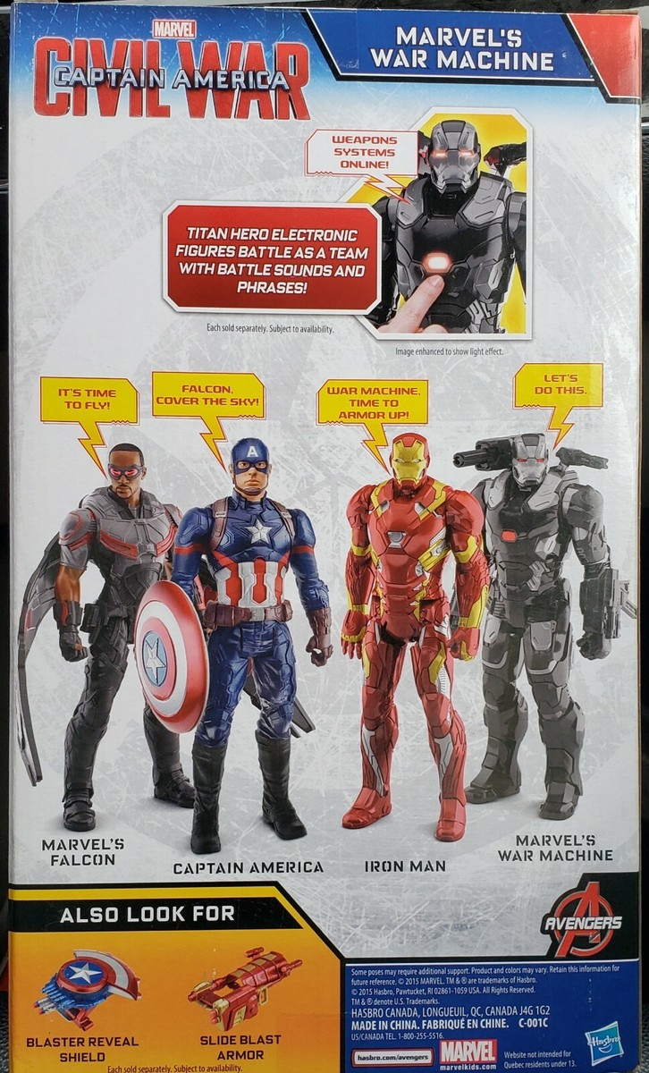 Civil War War Machine Titan Hero MARVEL CIVIL WAR WAR MACHINE