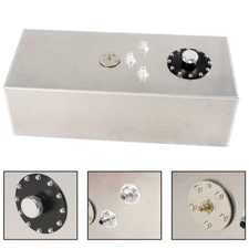 15 Gallon Fuel Tank Aluminum Street Rod Racing Drift Cap With Level Sender